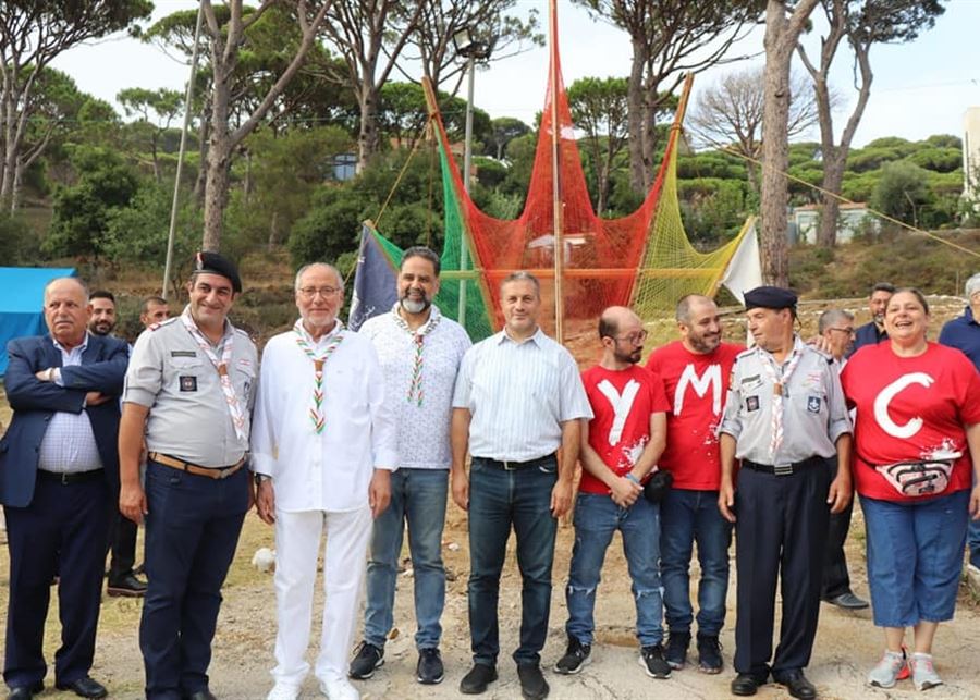 Al-Halabi visits the National Education and learning Scout Camp